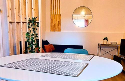 ArtKlein * T1 tout confort - Fibre -Halles Diderot - Foto 15