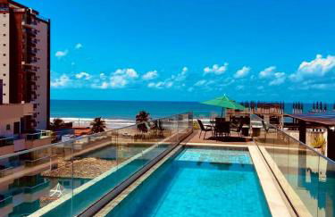 Apt 2 quartos com Vista Mar Piscina e Varanda 200 m da Praia Ilheus BA - Foto 1