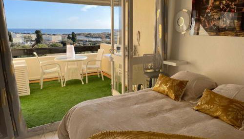 SHOWTIME NATURISTE PORT NATURE 6 parking privé clim ascenseur vue mer - Foto 2