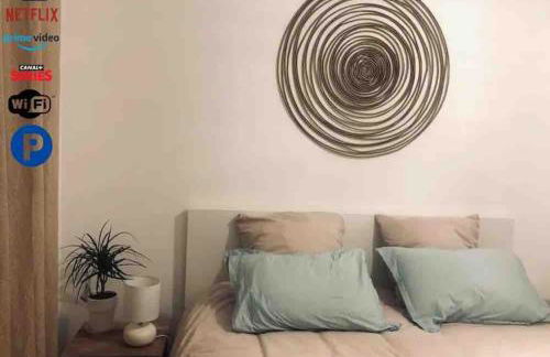 Charmant T2 idéal CV parking privé à la résidence - Foto 8