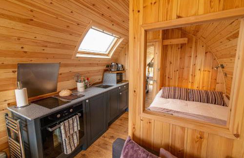 Farragon Luxury Glamping Pod with Hot Tub & Pet Friendly at Pitilie Pods - Foto 17