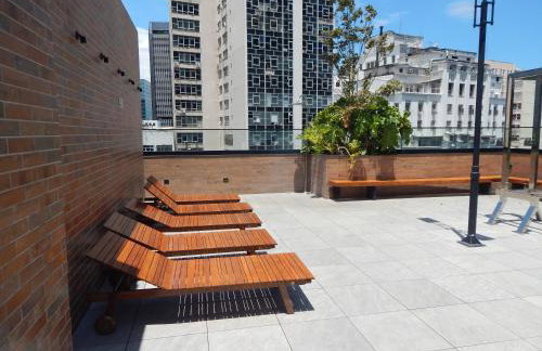 Studio Premium e sofisticado com lazer no Rooftop - Centro do Rio - Foto 48