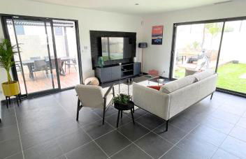 Villa contemporaine avec piscine chauffée proche des plages - Foto 16