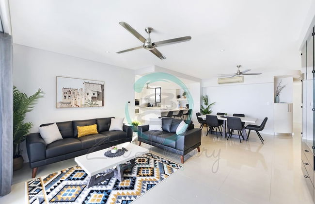 Zen Arkaba 3BR Luxury Waterfront Apt Pool BBQ - Foto 7