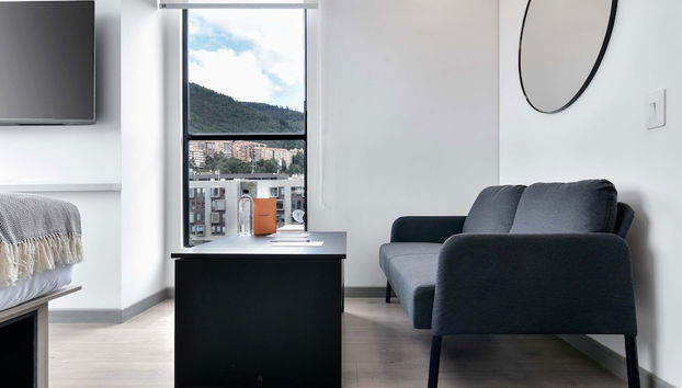 w Charming Loft in Santa Barbara - Foto 4, Habitación