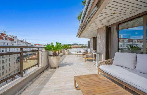 REF 1244 - Cannes Back Croisette - Sea view apartment for rent - Photo 4