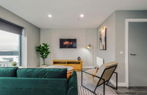Stylish 2 Bed Apt by Royal Albert Dock & M&S Arena - Foto 6