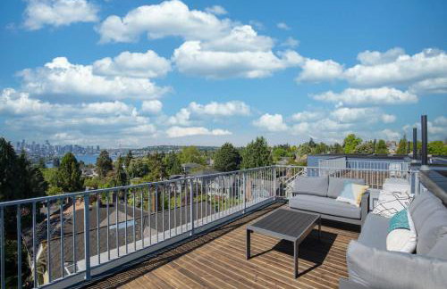 Rooftop Patio with Waterview, Private Garden & Grill 3BR 3BA- Modern Cityscape - Foto 1