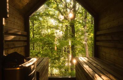 Schody do wody Domek z linią brzegową Kaszuby sauna goraca balia - Foto 27