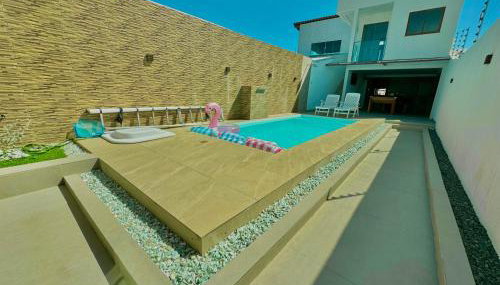Bela acomodação em jacuipe com churrasqueira, piscina, mesa de sinuca e três quartos, dois sendo suítes! Além de muito espaço por toda a área! - Foto 2