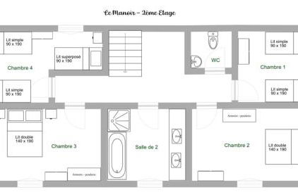 Moulin de la Touche - Manoir Piscine Nature - Foto 40