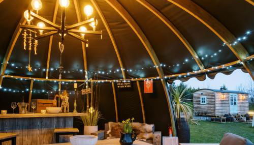 Shepherd's Hut- Hot Tub- Wellness Spa- Wood Burner - Foto 5