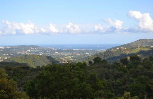 Villa Grasse vue mer exceptionnelle 8P piscine intérieure - Foto 22