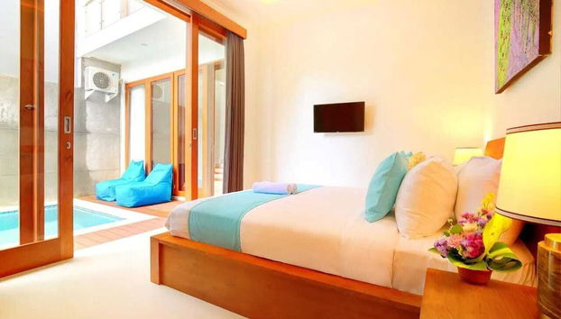 Luxury Villa Noam 2BR Nusa Dua - Foto 3, Habitación