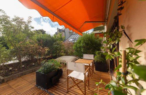 Charmant Appart, terrasse verdoyante, proche Paris - Foto 12