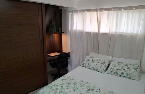 Flat à beira-mar com vista para a praia do meio - Foto 6