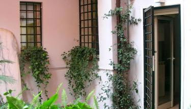 Rome Studio Rental - Foto 5, Garden view