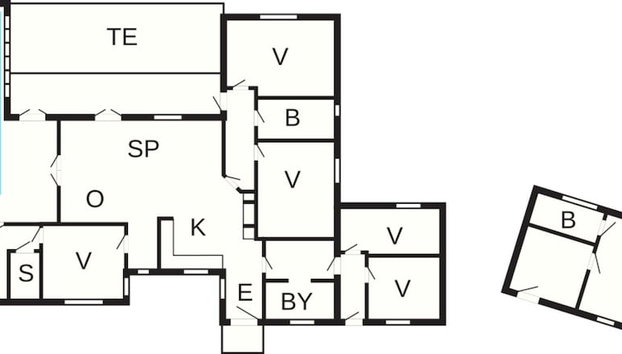 4 Star Holiday Home in Spottrup - Foto 3, Plano