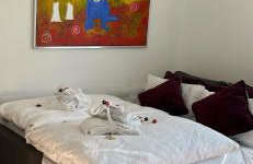 Forest Path luxury Studio Apartment with large bedroom bathroom and sauna Sleeps up to 4 - Photo 10