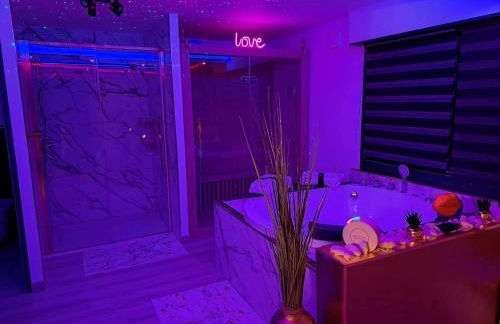 L'Aurore Love Room de prestige jacuzzi sauna piscine chauffée cuisine - Foto 60