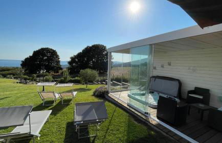 VILLA "Lago Blu" vista lago di Bracciano, con vasca idromassaggio esterna - Foto 17