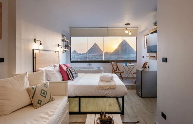 Jacuzzi Studio @ The Pyramids Free Airport Pickup - Foto 10