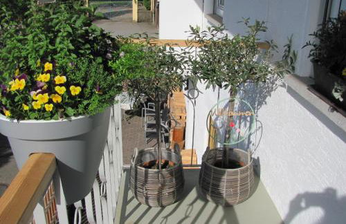 #1Gemütliches ruhiges sonniges Balkonzimmer mit Gemeinschaftsbad W-Lan Airport nah Late Night Check in Haus Nr 9,5 - Foto 14