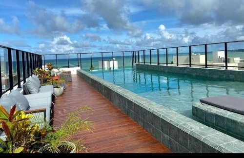 Flat com jacuzzi, lindo, confortável, 55m da Praia do Bessa, Caribessa - Foto 39