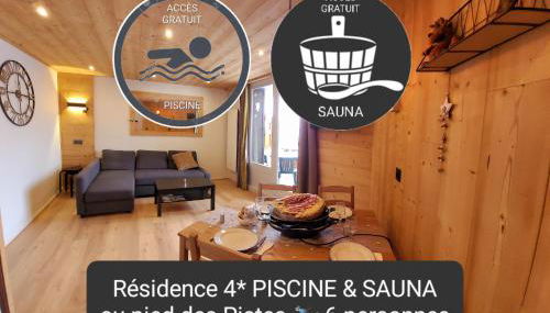 Douillet 33 m² piscine et sauna - 6 pers - Foto 1