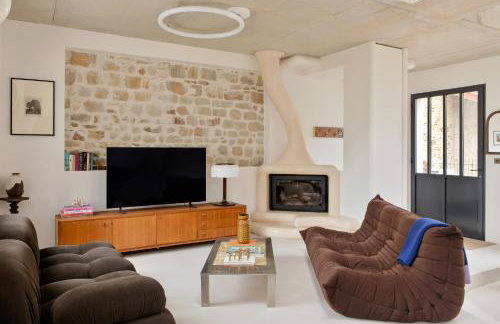 Villa Albertine, 4 chambres en plein cœur de Barbizon proche lisière de Forêt - Foto 9