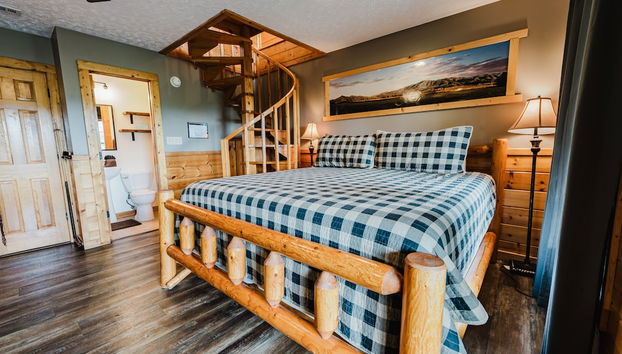 Ain't No Mountain High Enough 1 Bedroom Cabin by RedAwning - Foto 4, Habitación