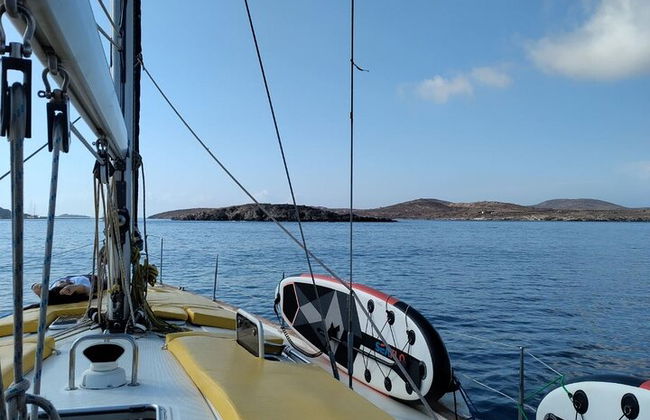 Pequeno grupo, nadar em Rhenia, ver o pôr do sol fm LVenice, freetrans - Foto 13