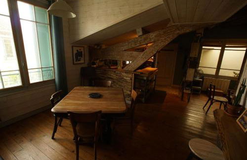 Le Refuge Cérétan, grand et bel appartement mansardé en plein centre - Foto 9