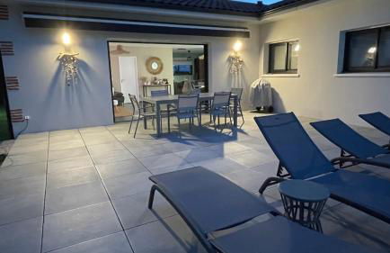 VILLA ALAÏA neuve avec piscine, pétanque proche plage et golf - Foto 35