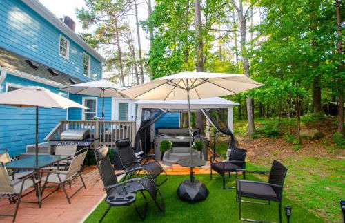 Private 1 Acre Retreat, Spa, Firepit, Gym, Chickens, King Suite, Pets - Foto 18