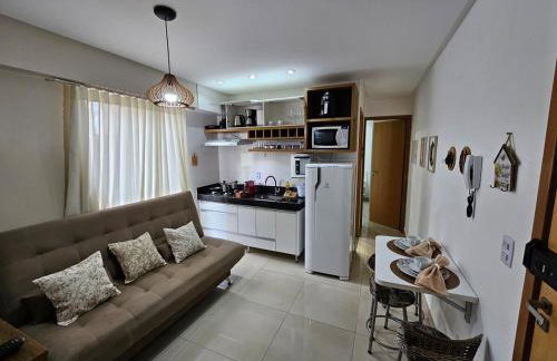 Flat Lindíssimo de 2qts uma esquina do Flamboyant Shopping 206 - Foto 1