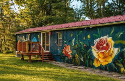 Hot Tub, Pond, 2 Fire Pits Mural Art Cabin - Foto 35