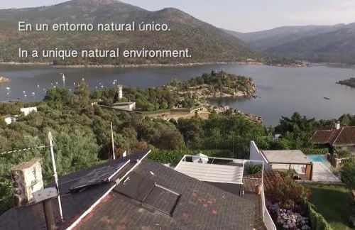 Villa con piscina, jacuzzi y basket junto al lago de El Burguillo - Photo 13