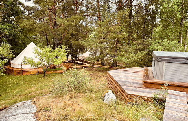 B&B Glamping Tent Sleeps 2 - Sauna, Spa, Wifi - Foto 11