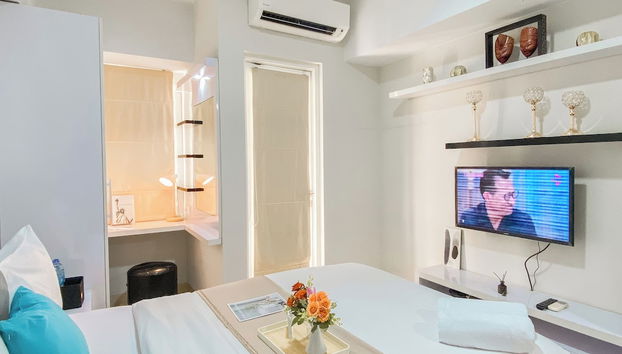Cozy Living Studio With Direct Access To Pool, Gym And Playground At Springlake Summarecon Bekasi - Foto 4, Habitación