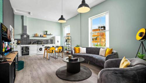 Spacious Stylish Apartment - City Centre - Secure Parking - 1SH - Foto 5