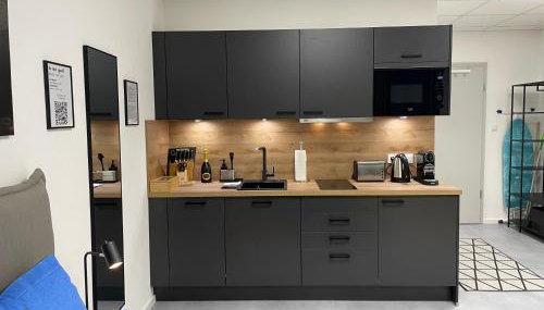 SweetHome - Studio Apartment Ergolding - Foto 5, stove, dishwasher, toaster