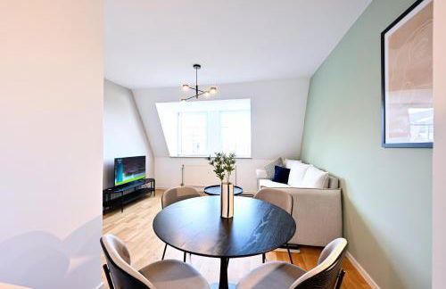 Rosengarten Apartments Fürth, Moderne Serviced Apartments in Citylage, ganze Ferienwohnung 50 m2, nahe Nürnberg, Metro, Sauna, Frühstück & Parkplatz - Foto 32