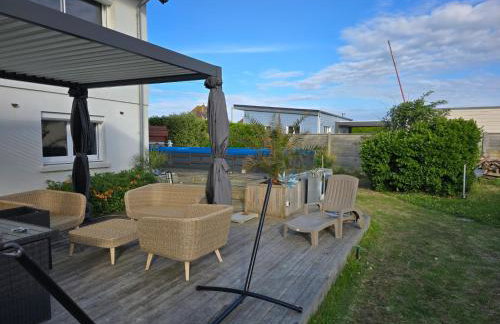 Grande maison normande, vue mer à 75 metres de la plage, équipé spa de nage - Foto 17