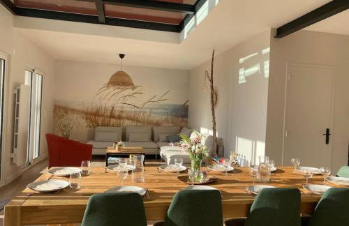 Vue Mer 2 pas des plages 10 pers 4 chambres Villa KER LOT PLAGE - Foto 34