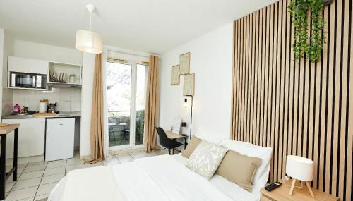 Le Chic Urbain - Hôpitaux Facultés - Chateau d'Ô - Free Parking - Foto 4