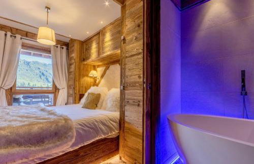 Arc 1950, ambiance chalet luxe 5/7pers dans résidence 5* skis aux pieds avec SPA - Photo 20