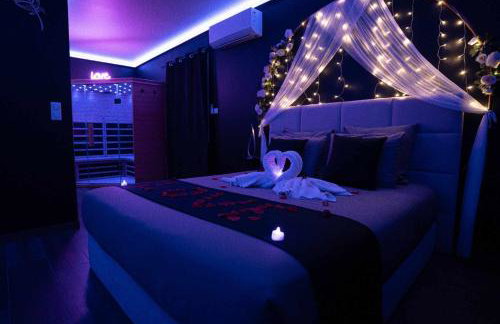 LA NUIT DES SECRETS Love Room 4 étoiles avec Jacuzzi et Sauna - Foto 4