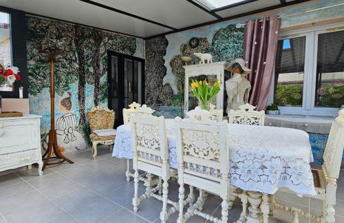 Maison confortable avec véranda et jardin, 4 pers, animaux sur demande - FR-1-476-88 - Foto 17