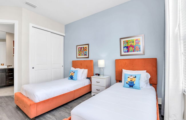 5 BR 6 BA Villa 5min Disneyworld Hot Tub BBQ - Foto 63